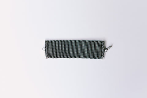 Silver mesh cuff